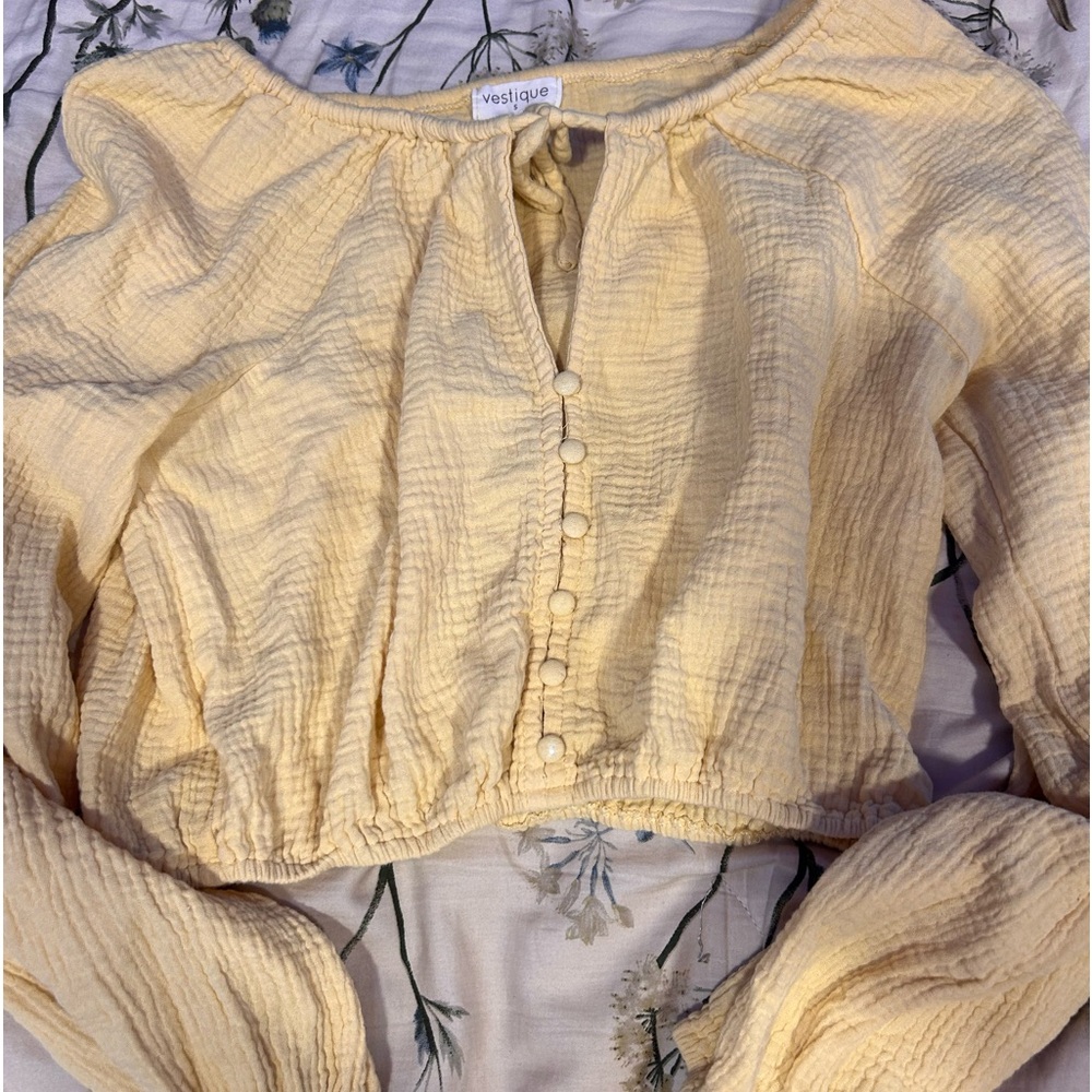 Cropped blouse